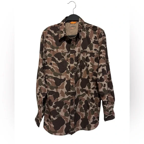 Magellan Outdoors Camouflage Duck Camo Button Up Men’s Size: Small NWOT - Picture 2 of 4